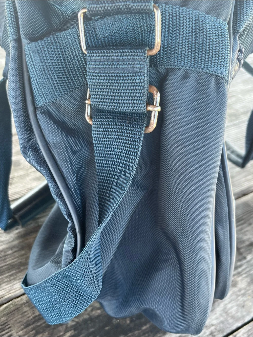 VINTAGE PIERRE CARDIN DUFFLE Navy Men's Shoulder Bag -